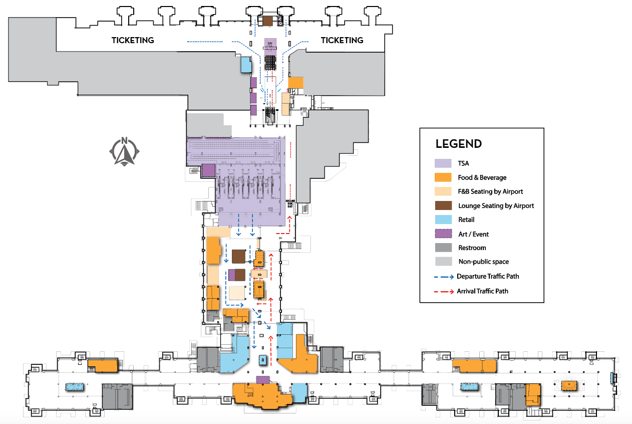 Dream of Flight Floorplan and Legend